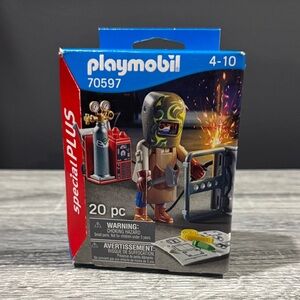 Playmobil | NEW: Special Plus #70597: Welder - Toy Figure Playset